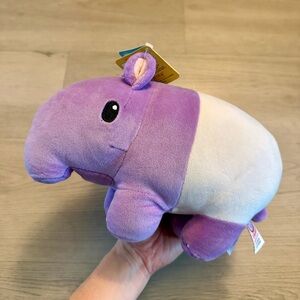 NWT Fiesta Snugglies Tapir Purple Plushie Stuffed Animal Toy 2022
